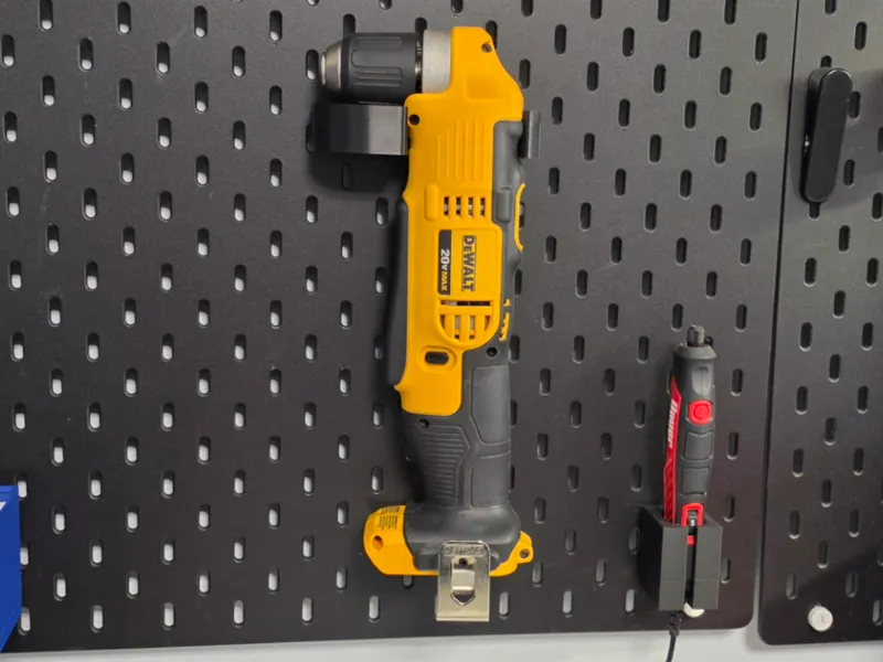 Dewalt DCD740 Right Angle Drill SKADIS Hanger