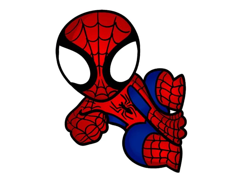 Spiderman wall light box