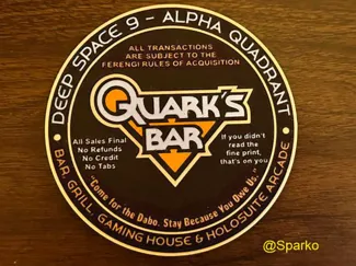 Star Trek Ports of Call: Quark's Bar Coaster