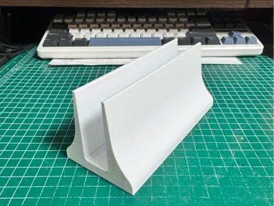 16-inch Laptop Vertical Stand - Hidden Anti-slip 3D Printed Model