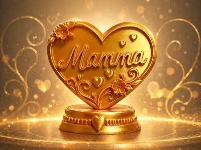 Elegant "Mom" Heart