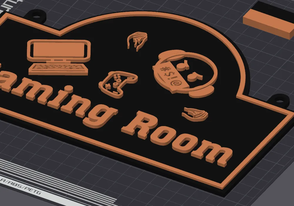 Sign Gamin Room by traxendre - MakerWorld