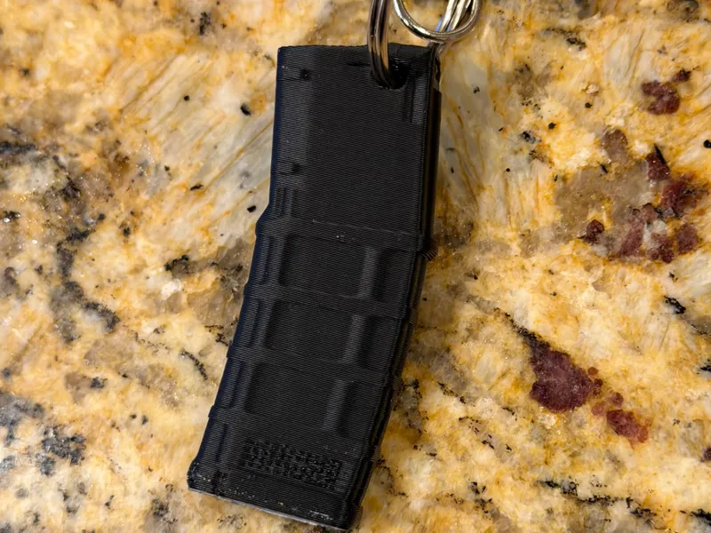 AR-15 Rifle Magazine keychain