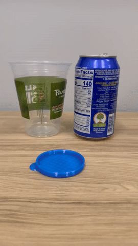 Soda/Beer/Juice 355ml (12oz) standard can TPU lid