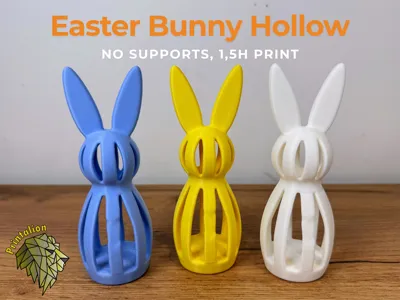 Hollow Easter Bunny Decoration