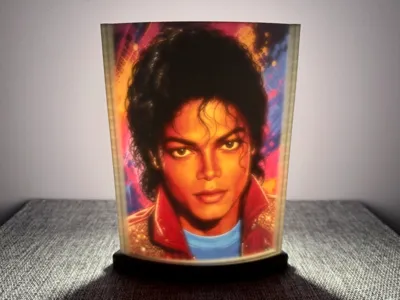 Michael Jackson - Beat It - Lithophane