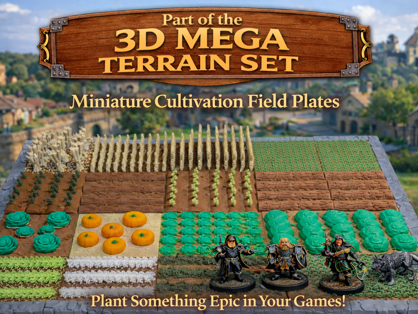 Modular Cultivation Fields | 3D Terrain System