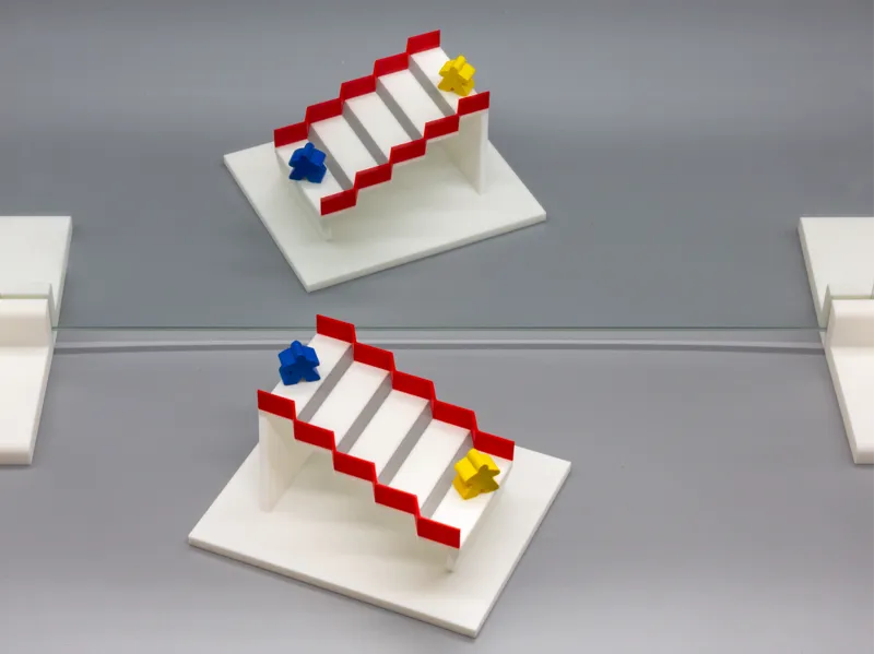 Kokichi Sugihara's 3D Schroeder Staircase