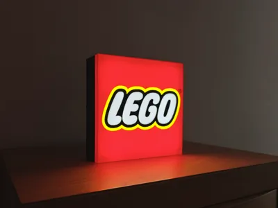 Brick Logo Lamp