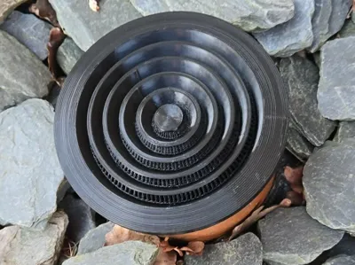 Exterior ventilation grille 100mm diameter