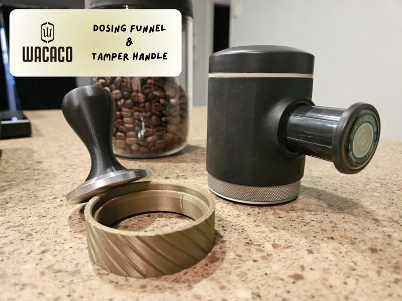 Wacaco Picopresso Dosing Funnel V2 & Tamper Handle