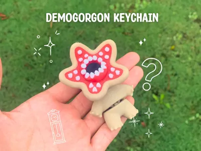 Flexi Demogorgon Keychain Or Figurine