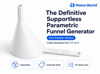 Definitive Parametric Funnel Generator – Inch
