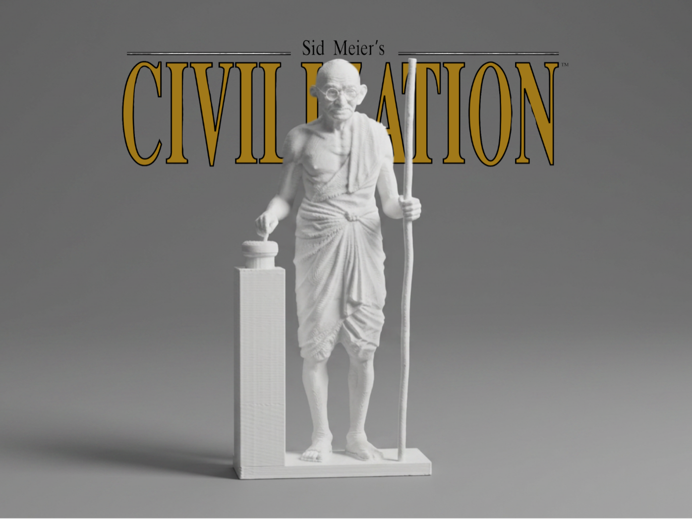 Civilization VI Nuclear Gandhi Meme 3D Model