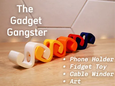 Gadget Gangster – Fidget Toy, Cable & Phone Holder