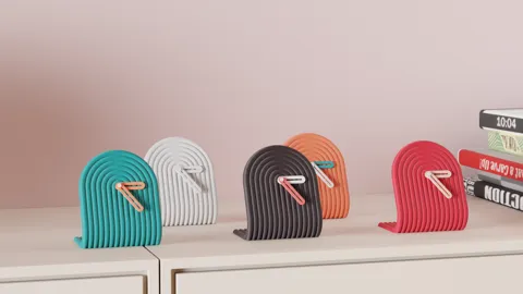 Modern Desktop Clock. Modular Clock Kit view 4
