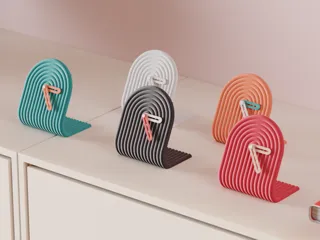 Modern Desktop Clock. Modular Clock Kit