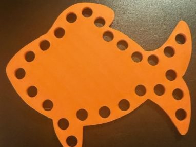 Threading Fish for Fine Motor Skills