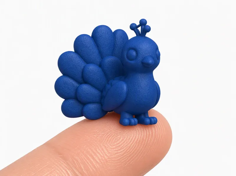 Blob Chubby Animal Series – #52 Peacock