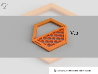 Foldable Honeycomb Phone Stand