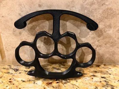 Brass knuckles Grocery Bag Carrier