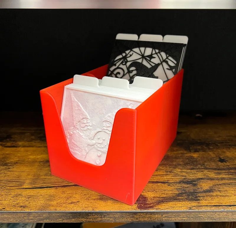 Lithophane Holder /w Customizable Dividers