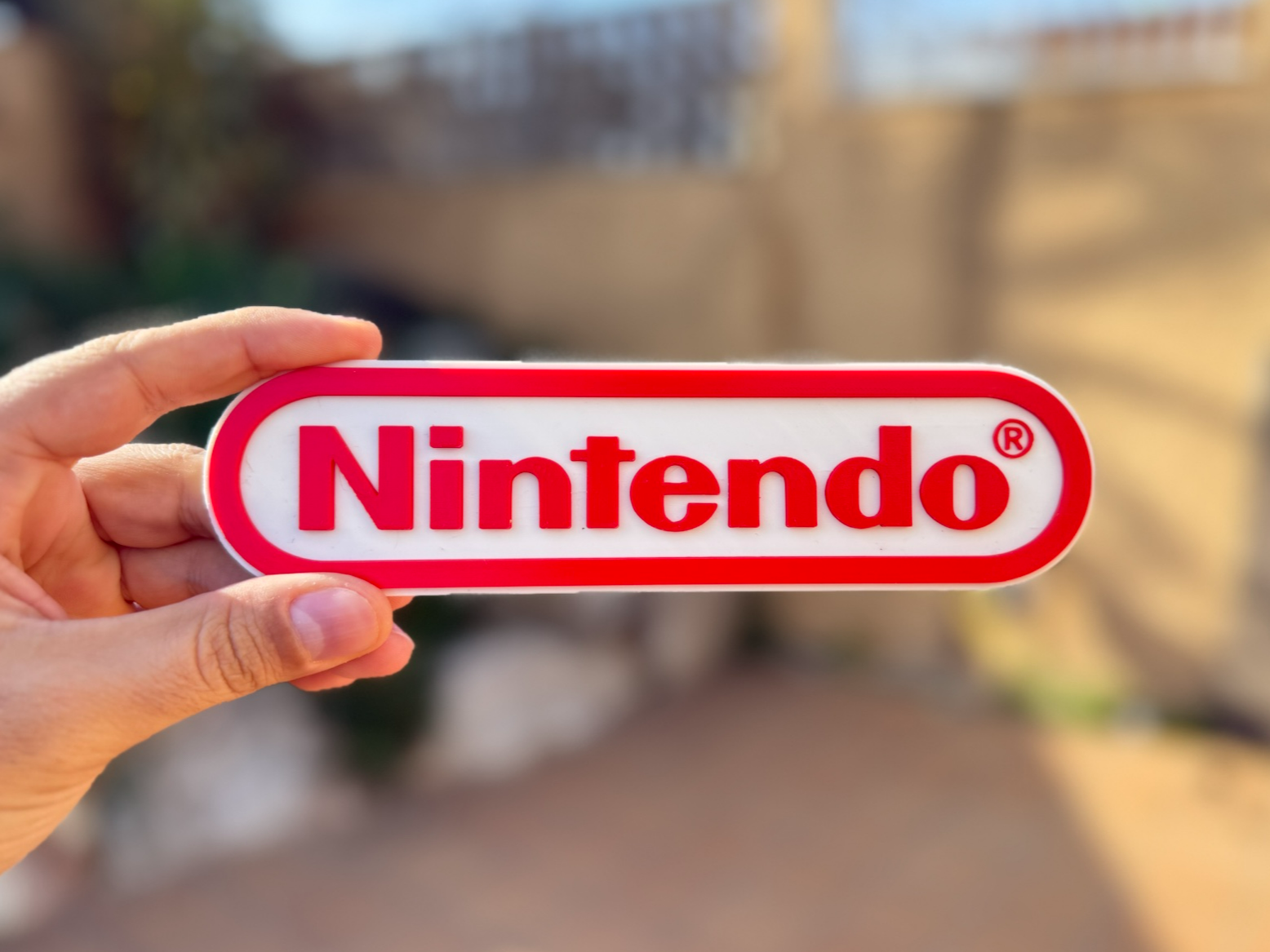 Nintendo Logo – Multicolor Layers + Keychain