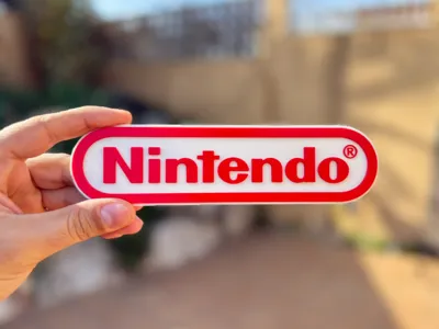 Nintendo Logo – Multicolor Layers + Keychain