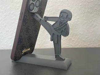 Mobile phone stand- Karate style