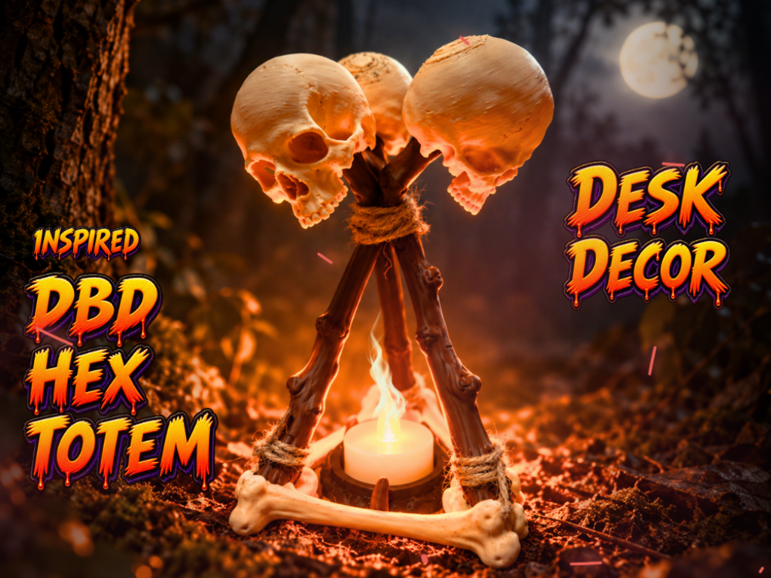 DBD Inspired Hex Totem - 3D printed Decor, in stock in India