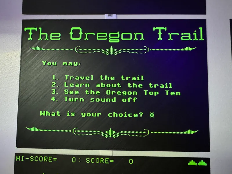 The Oregon Trail Apple // Version Screenshot
