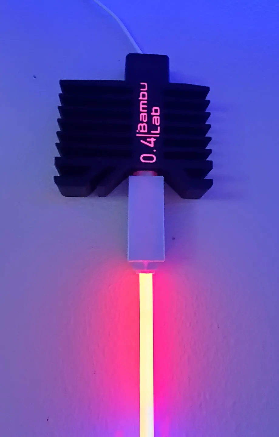 X1P1 Hotend Light Box with LED Faux Filament - Free 3D Print Model ...