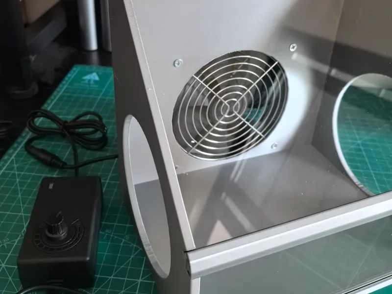 diy 打磨防尘箱 一盘打印 安装简单