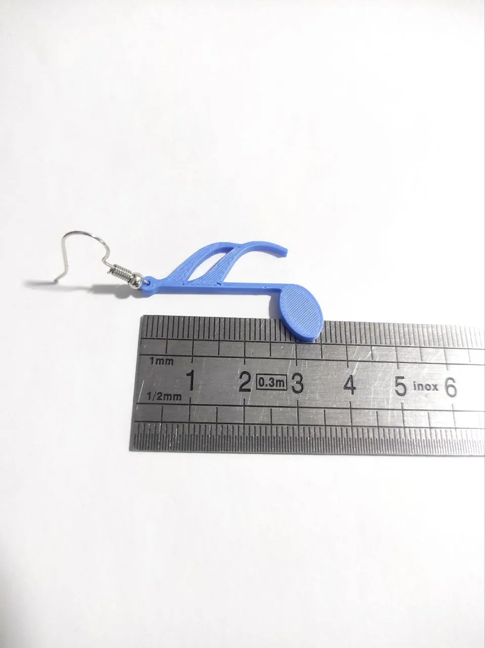 Blue Melody Charm Earrings view 2