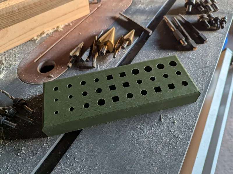 Multiple drill bit / punch / countersink / plug