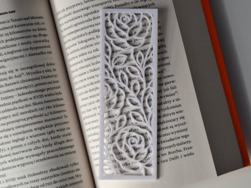 Flower bookmark Rose