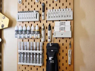 IKEA Skadis tool holder for Ray Studio Tools