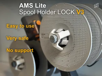 AMS Lite Spool Holder Lock - V3