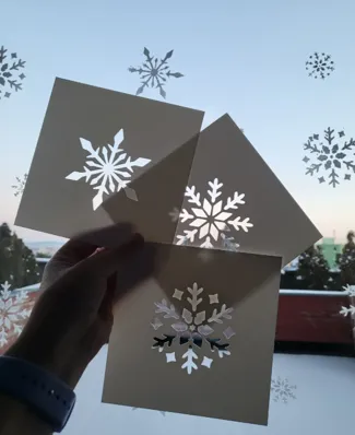 Snowflake stencils