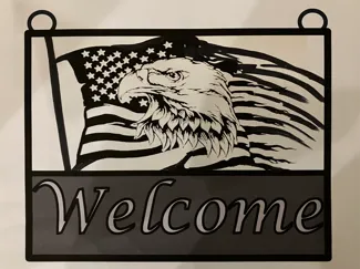 Eagle Welcome Sign