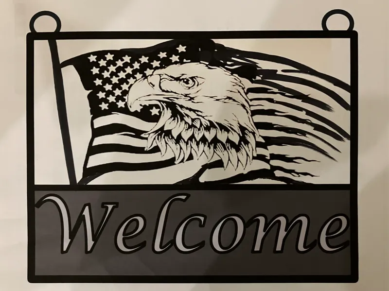 Eagle Welcome Sign