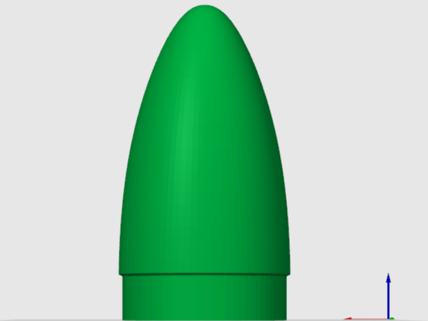 Model Rocket Nose Cone (78mm ID)
