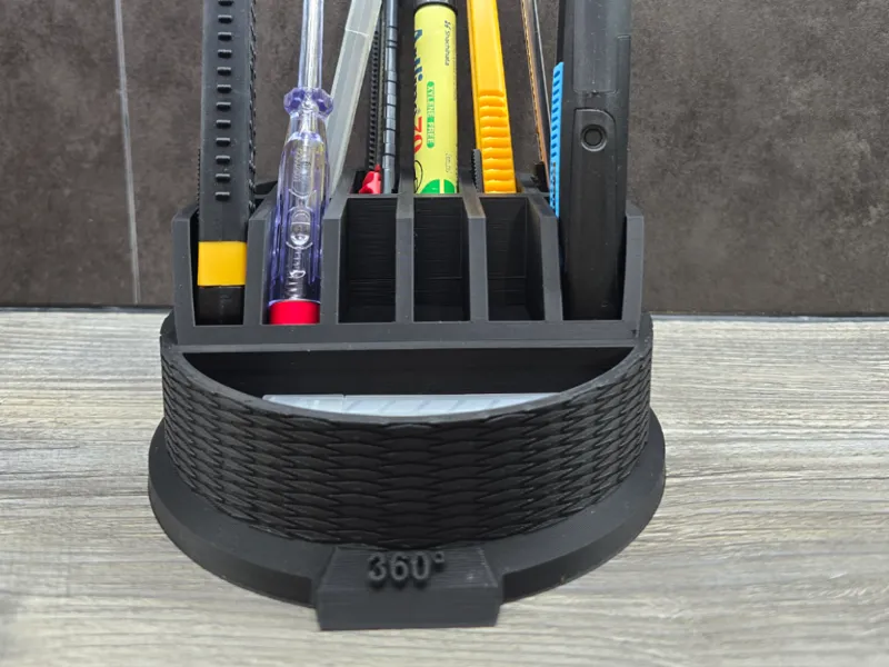 Rotating Desk Tool Organizer