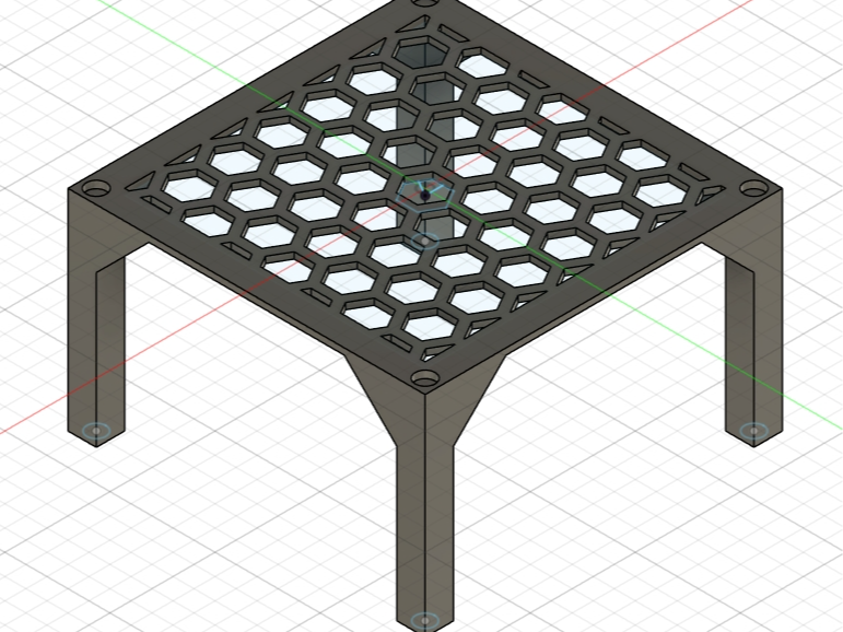 Miniatura 1 do modelo 3D 桌面收纳 可堆叠 省空间 桌面小桌子 