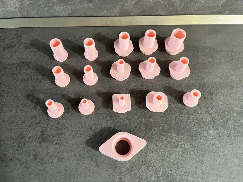 Connector Lock 3d Model Modular Hose Connectors â Male,Female,Locking Ring - Free 3D Print ...