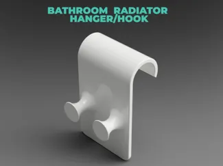 Bathroom radiator towels hanger/hook