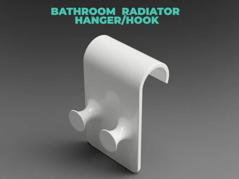 Bathroom radiator towels hanger/hook