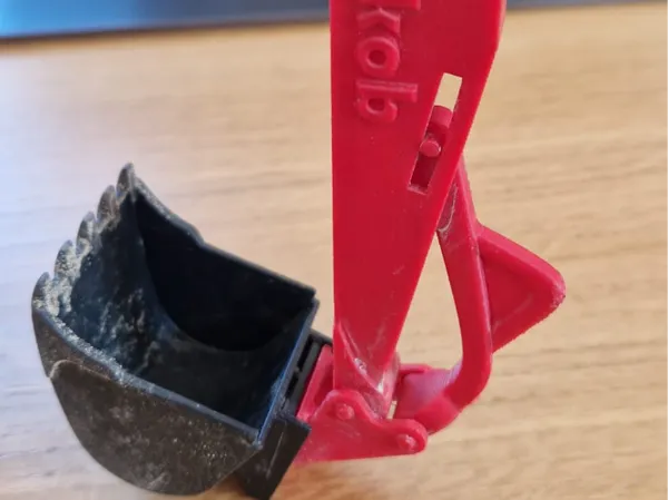 Bras alternatif pour pelleteuse jouet Bruder Schaeff