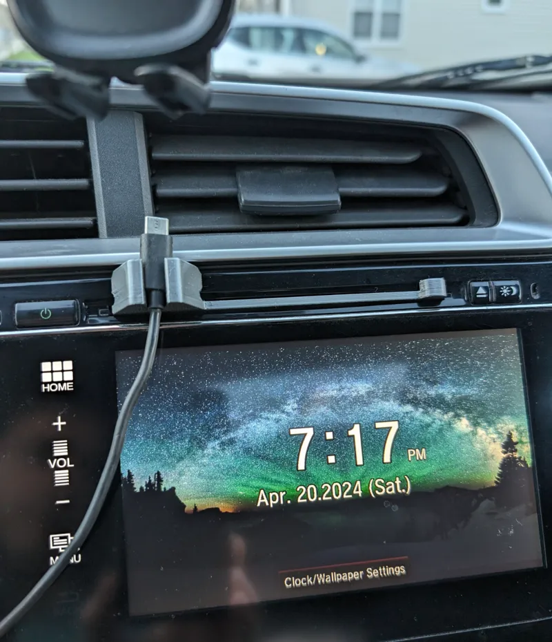 USB Holder for CD Slot