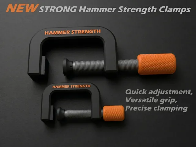 Hammer Strength Clamp, L-XL Size, Strong